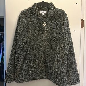 Disney Disneyland Women’s Plush Fleece Grey Comfy Size XL